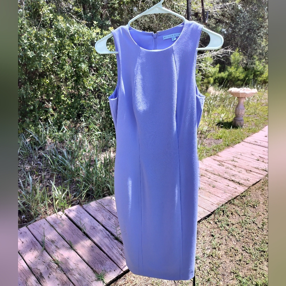 Antonio Melani size 2 periwinkle blue sleeveless dress 👗